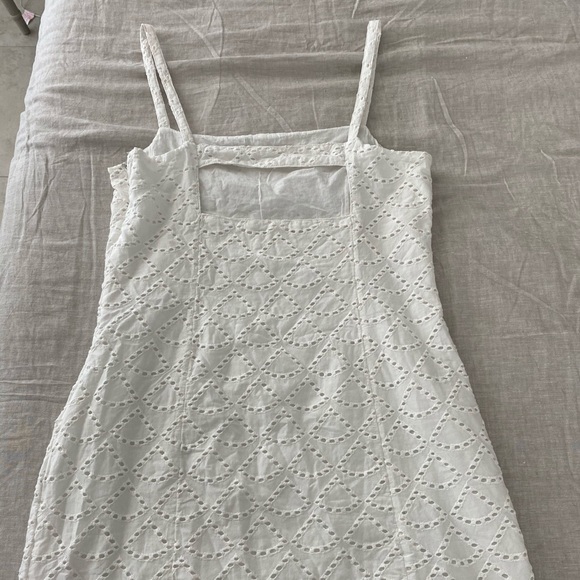 Urban Outfitters Wilma Eyelet Bodycon Mini Dress - Picture 6 of 6